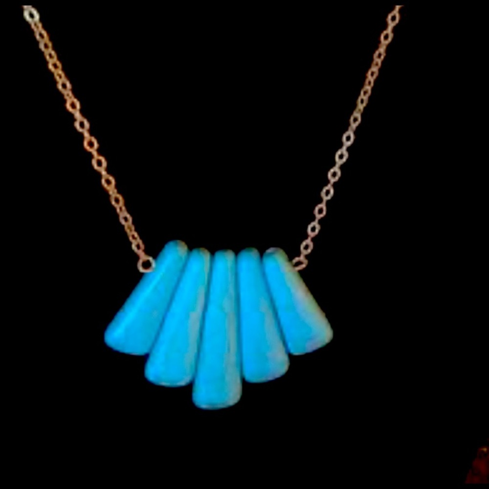 Vintage Plunder turquoise Posse necklace